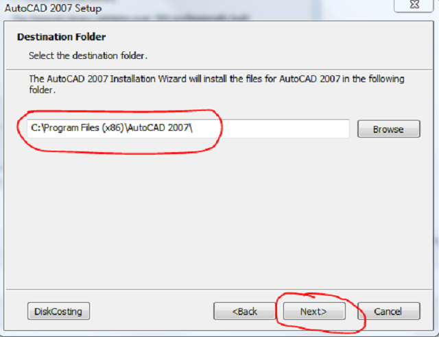 Cách cài đặt Autocad 2007