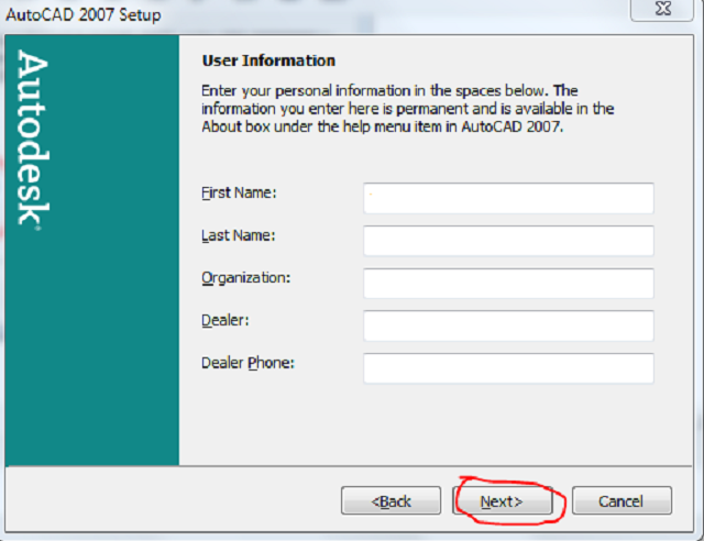 Cách cài đặt Autocad 2007