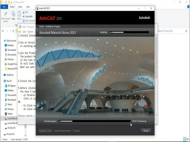 Hướng dẫn cài đặt Autocad 2013
