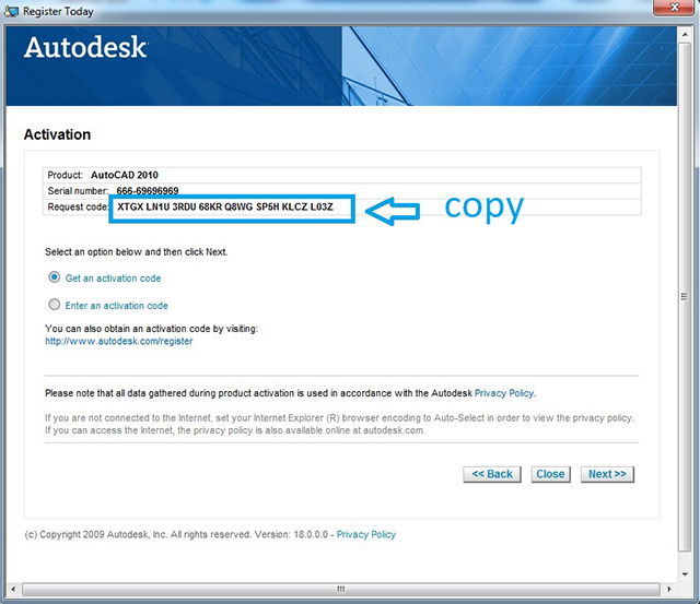 Cách crack autocad 2010