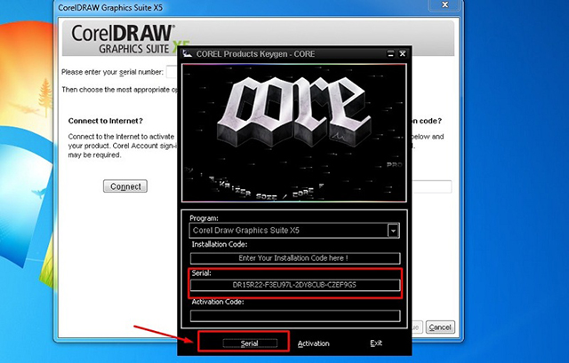 Cách Crack Corel X5