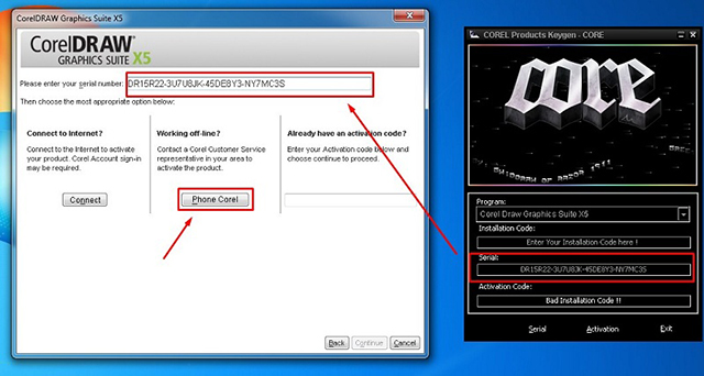 Cách Crack Corel X5