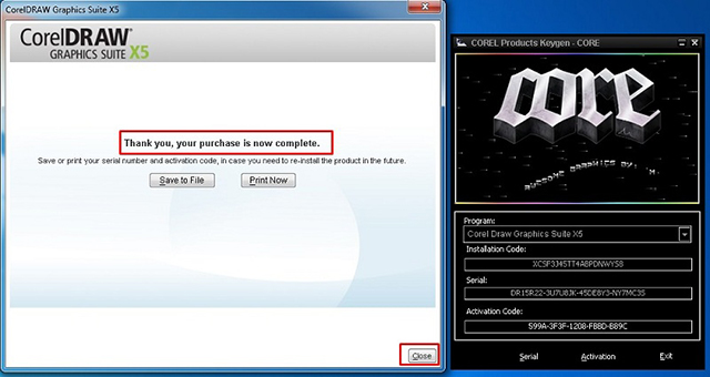 Cách Crack Corel X5