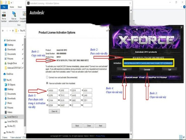 Cách kích hoạt Autocad 2013