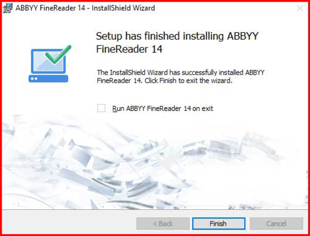 Cài đặt Abbyy finereader 14