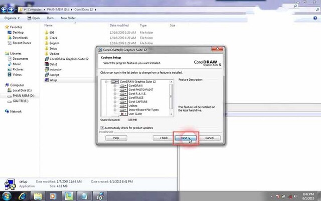 Hướng dẫn cài đặt phần mềm CorelDRAW 12