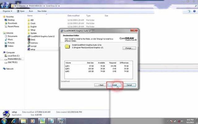 Hướng dẫn cài đặt phần mềm CorelDRAW 12