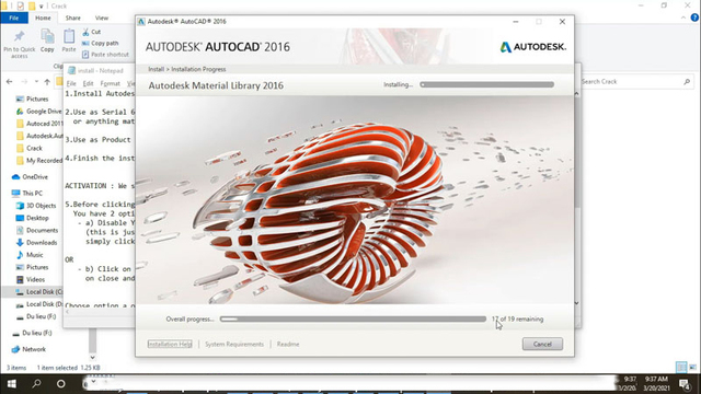 Cài đặt Autocad 2016