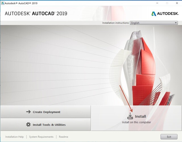 Cài đặt autocad 2019