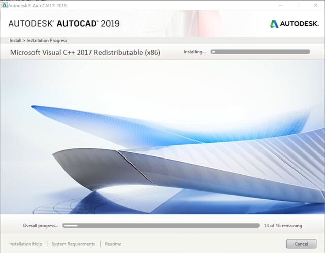 Cài đặt autocad 2019