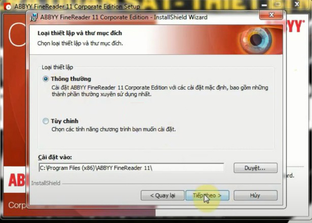 Hướng dẫn cài đặt Abbyy Finereader 11