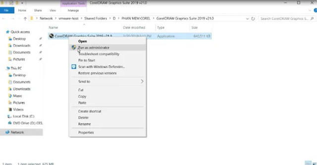 Cách cài đặt coreldraw 2019