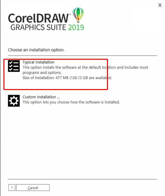 Cách cài đặt coreldraw 2019