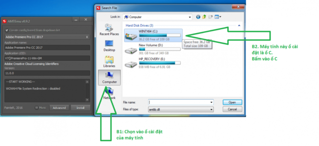 Hướng dãn cài đặt adobe premiere pro cc 2017