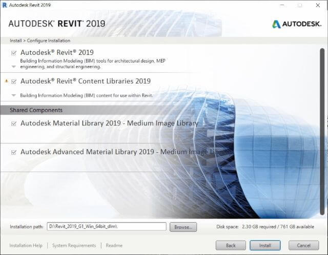 Cài đăt revit 2021 bước 4