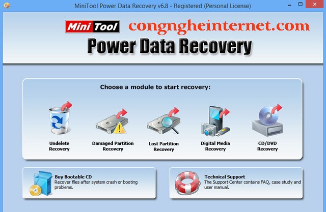 Phần mềm hiện file an Data Recovery