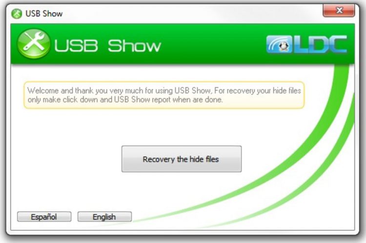 Phần mềm hiện file an USB Show