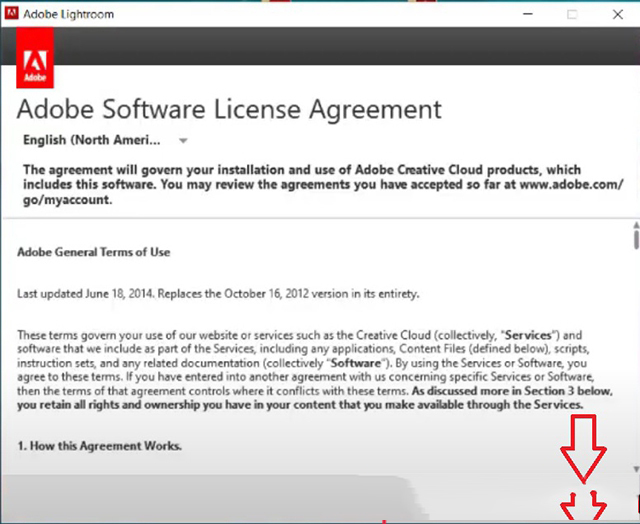 Cài đặt adobe ligtroom cc 2017