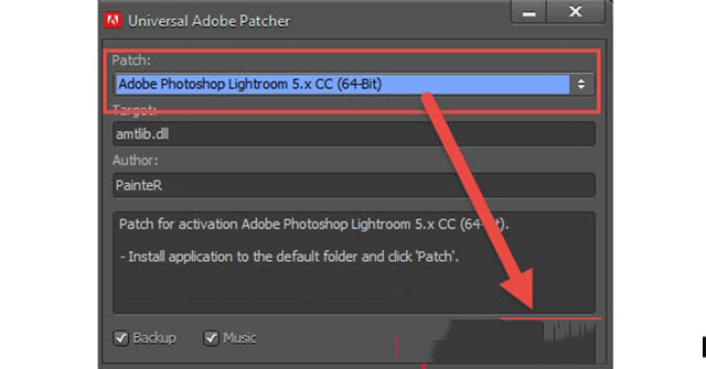 Kích hoạt adobe Ligtroom cc 2017