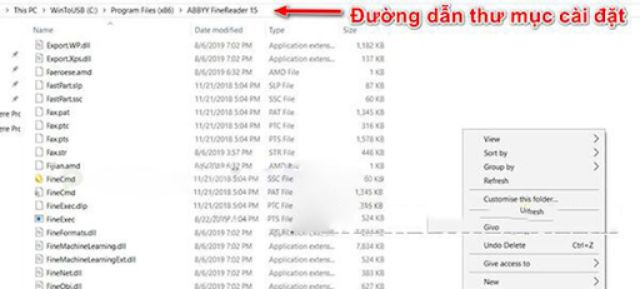 Sau đó paste file