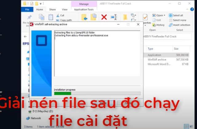 Sau đó giải nén file vừa tải.