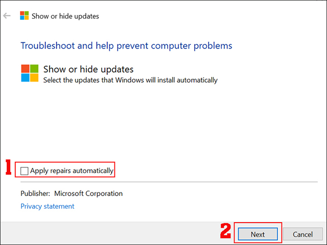 Cách tắt update win10