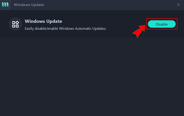 Cách tắt update win10