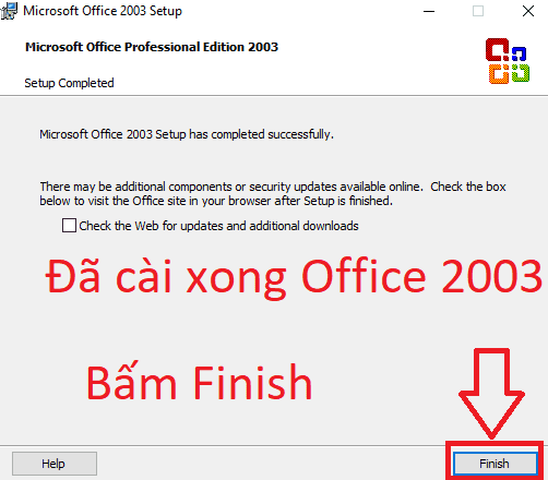 Hướng dẫn cài đặt Office 2003 