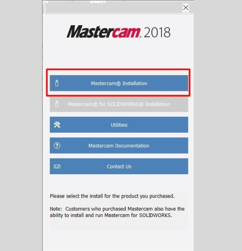 Hướng dẫn cài đặt Mastercam 2018