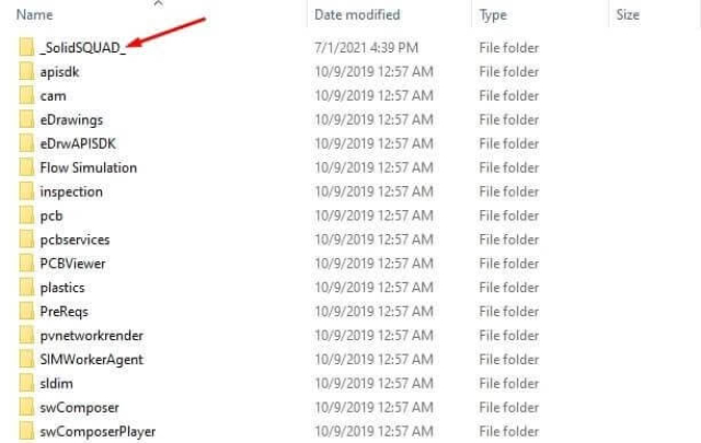 Vào folder _SolidSQUAD