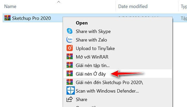 Cách cài dặt sketchup 2020 cho PC