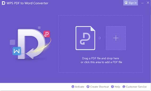 WPS PDF to Word Converter