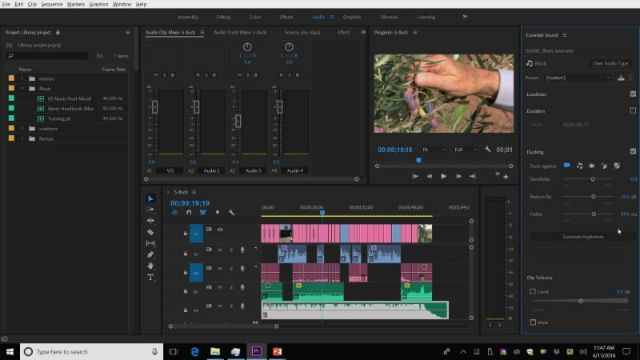 Cấu hình tải Adobe premiere pro cc phiên bản 2018 đơn giản