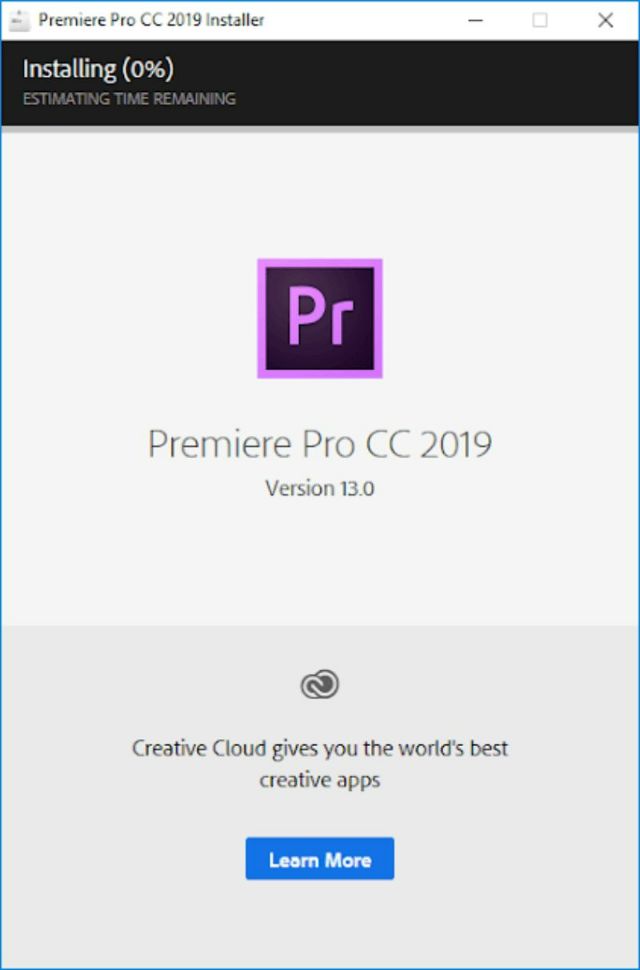 Hướng dẫn cài đặt adobe premiere pro cc 2019 