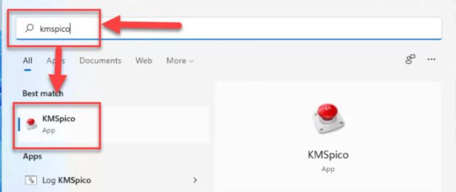Active Win 11 bằng KMSpico 11