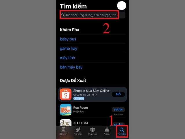 Cách tải game trên appstore