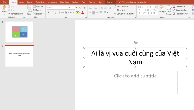 Cách làm game trên Powerpoint 