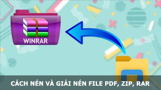 Cách nén và giải nén file PDF thành file ZIP bằng WINRAR