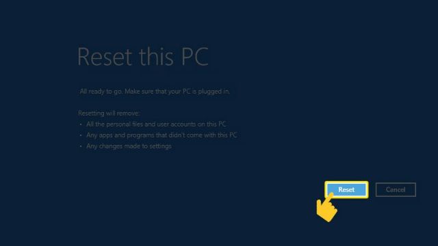 Cách reset Windows 10 bằng Boot thực hiện khá đơn giản