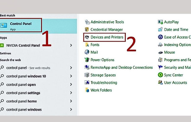 Cách share máy in giữa 2 máy tính windows