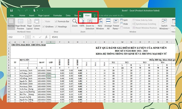 hướng dẫn cách in excel vừa trang A4 bằng Breaks